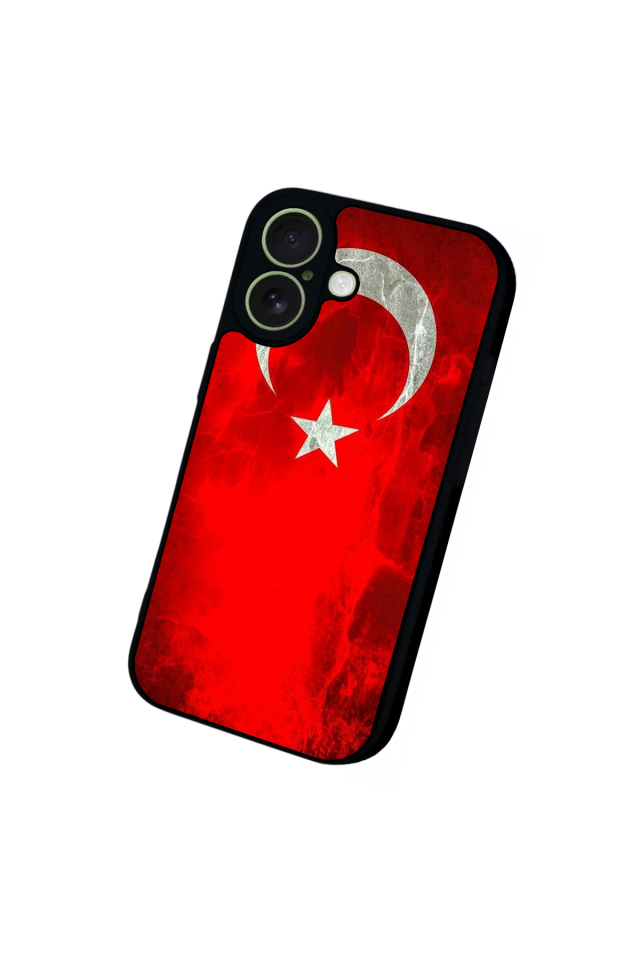 iPhone 17 Uyumlu Türk Bayragi Tasarımlı Glossy Premium Kılıf