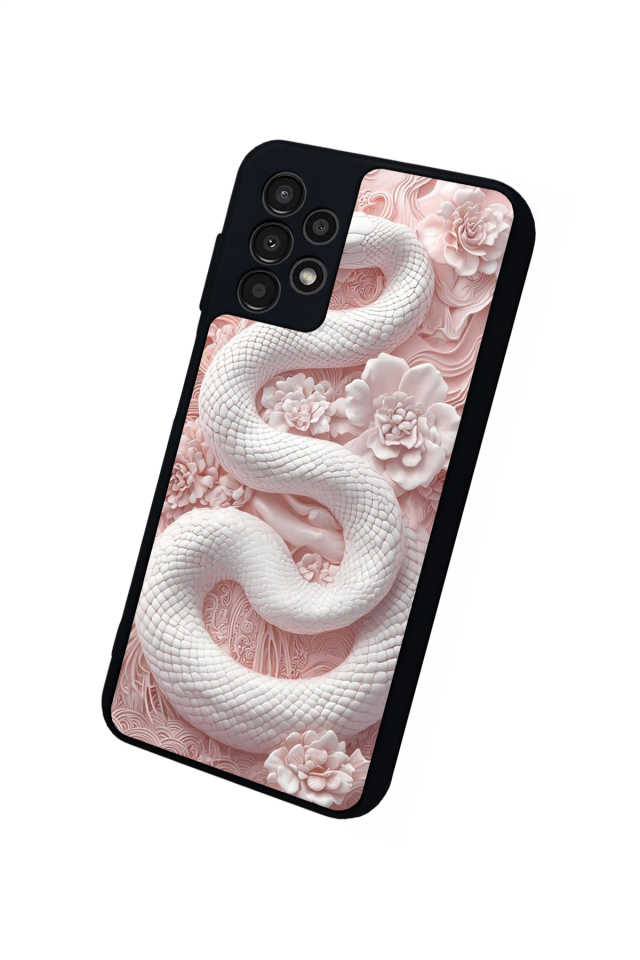 Samsung Galaxy A23 Uyumlu Yılan Tasarımlı Glossy Premium Kılıf