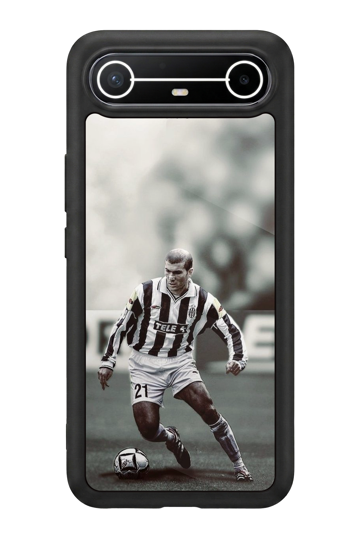 Tecno Spark Slim 5G Uyumlu Zidane Tasarımlı Glossy Premium Kılıf