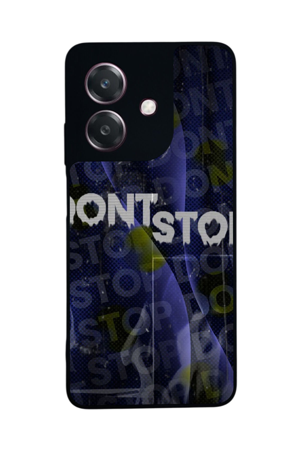 Oppo A3 5G Uyumlu Dont Stop Tasarımlı Glossy Premium Kılıf
