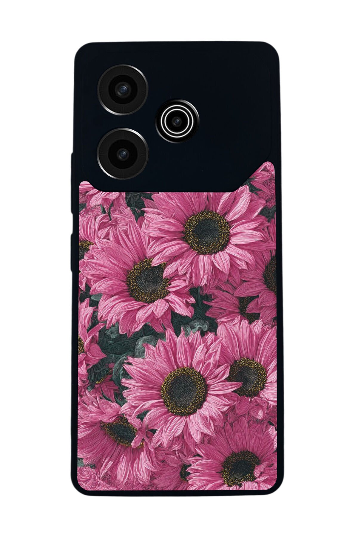 Tecno Pova 6 Uyumlu Cicek Tasarımlı Glossy Premium Kılıf