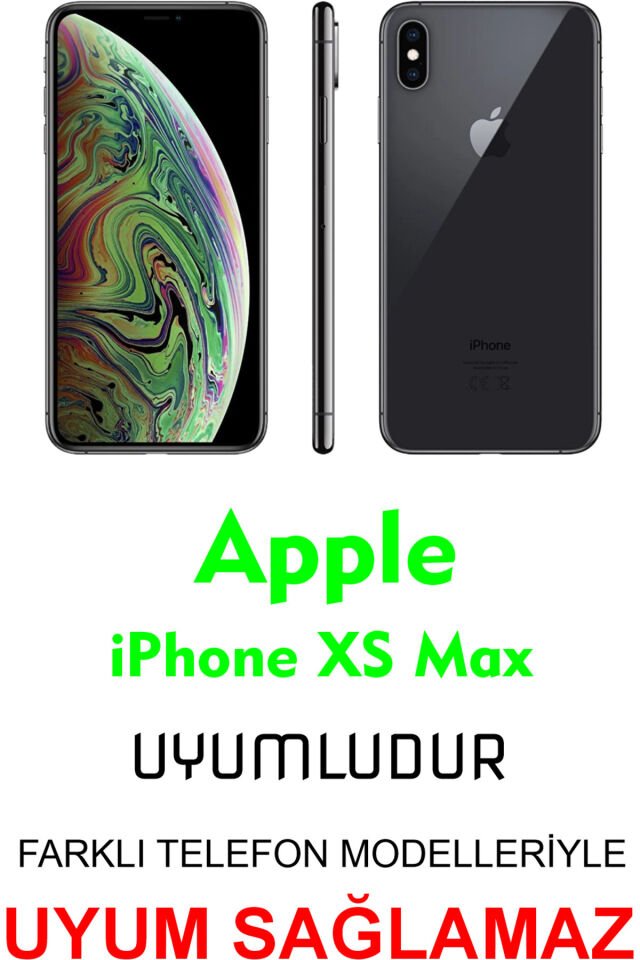 iPhone XS Max Uyumlu Mat Siyah uyumlu Kılıf – Yumuşak Silikon, Koruyucu, Şok Emici Kapak