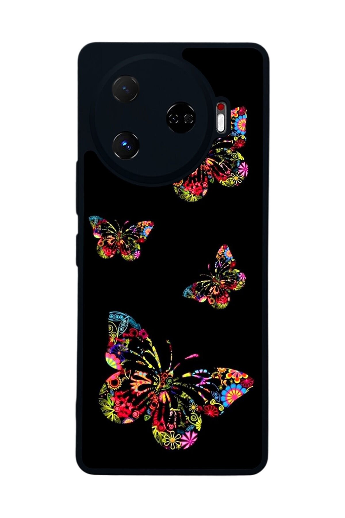 Tecno Camon 30 Pro Uyumlu Kelebek Tasarımlı Glossy Premium Kılıf