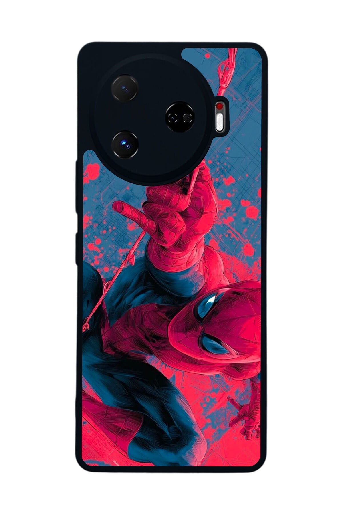 Tecno Camon 30 Pro Uyumlu Spider Man ( Örümcek Adam ) Tasarımlı Glossy Premium Kılıf