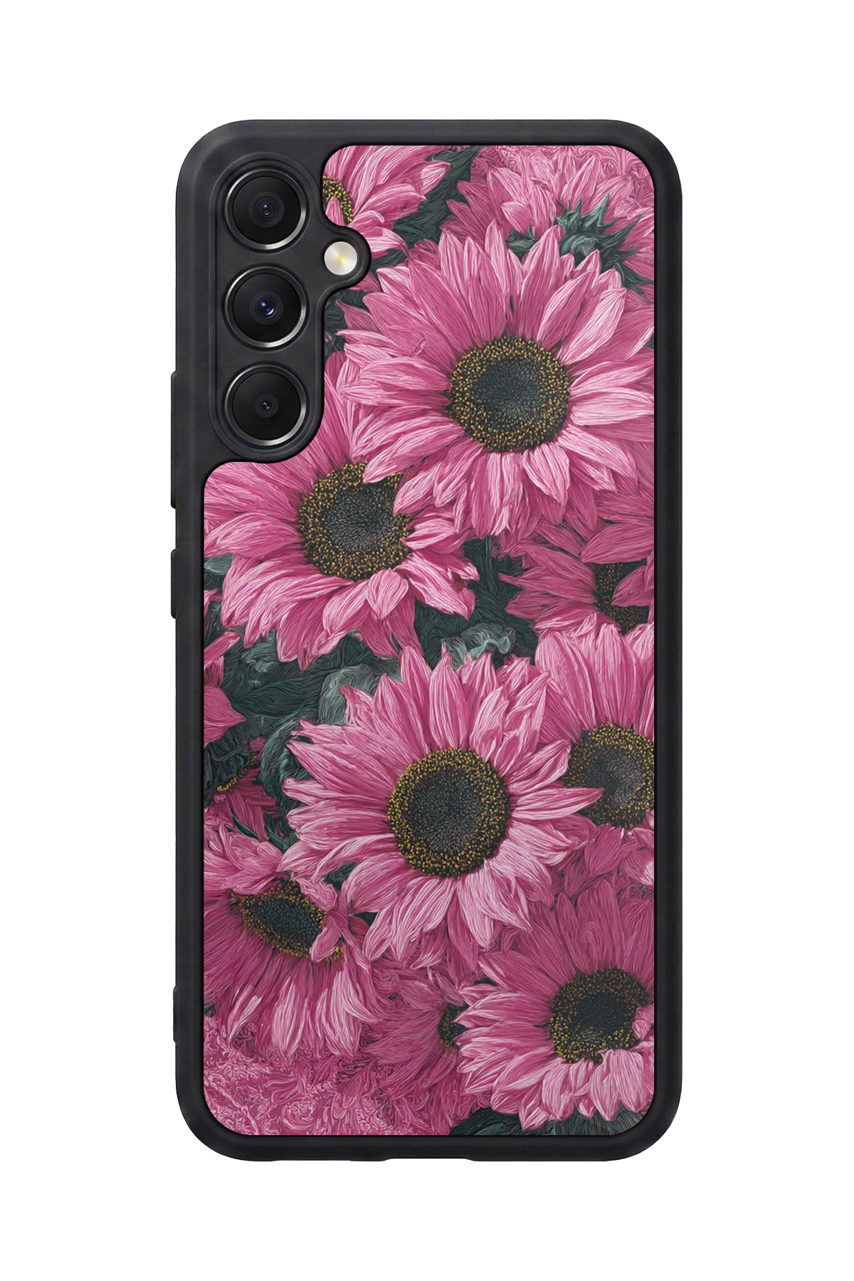 Samsung Galaxy M34 Uyumlu Cicek Tasarımlı Glossy Premium Kılıf