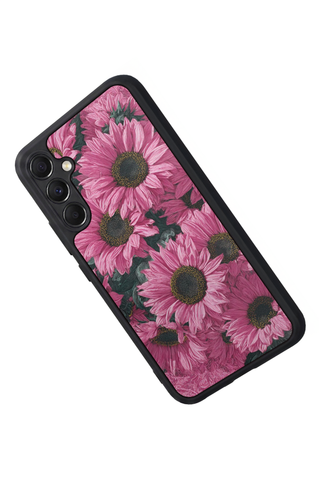 Samsung Galaxy M34 Uyumlu Cicek Tasarımlı Glossy Premium Kılıf