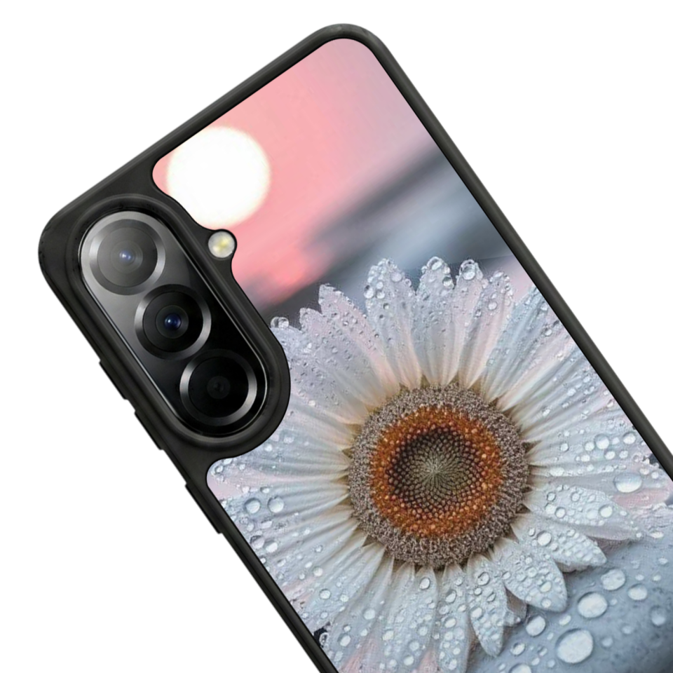 Samsung Galaxy A37 Uyumlu Cicek Tasarımlı Glossy Premium Kılıf
