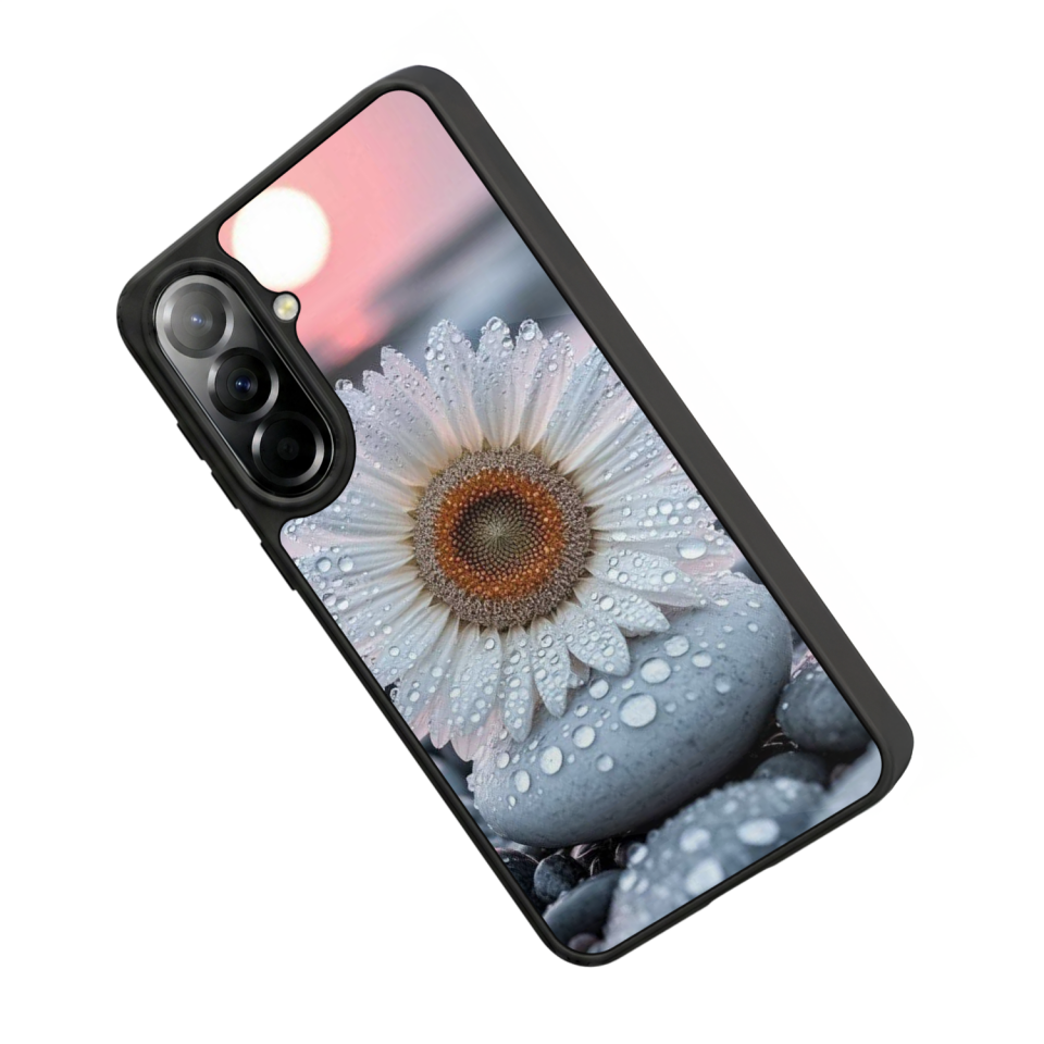 Samsung Galaxy A37 Uyumlu Cicek Tasarımlı Glossy Premium Kılıf
