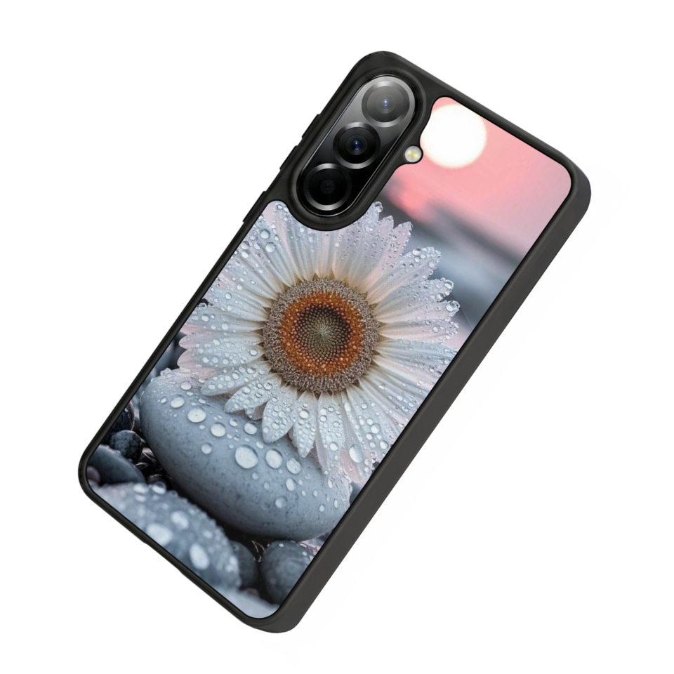Samsung Galaxy A37 Uyumlu Cicek Tasarımlı Glossy Premium Kılıf
