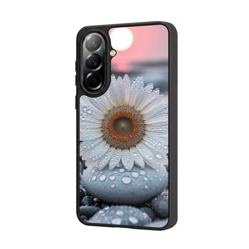 Samsung Galaxy A37 Uyumlu Cicek Tasarımlı Glossy Premium Kılıf