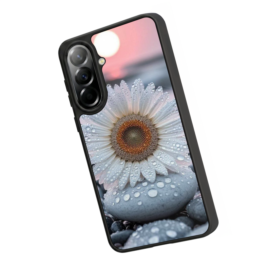 Samsung Galaxy A37 Uyumlu Cicek Tasarımlı Glossy Premium Kılıf