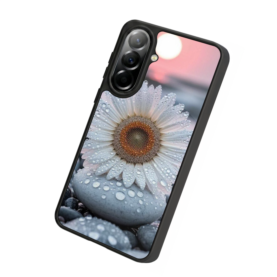 Samsung Galaxy A37 Uyumlu Cicek Tasarımlı Glossy Premium Kılıf