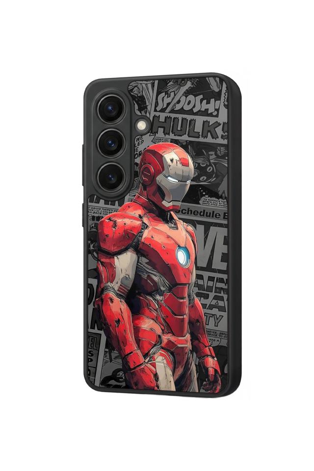 Samsung Galaxy S26 Uyumlu Iron Man ( Demir Adam ) Tasarımlı Glossy Premium Kılıf