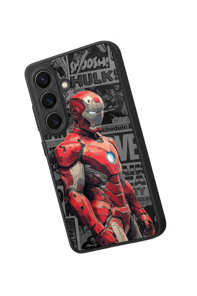 Samsung Galaxy S26 Uyumlu Iron Man ( Demir Adam ) Tasarımlı Glossy Premium Kılıf