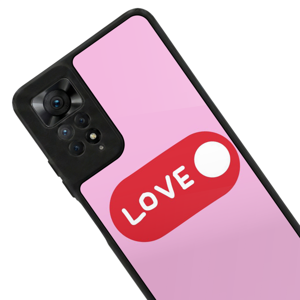 Xiaomi Redmi Note 11 Pro Uyumlu Kalp Love Tasarımlı Glossy Premium Kılıf