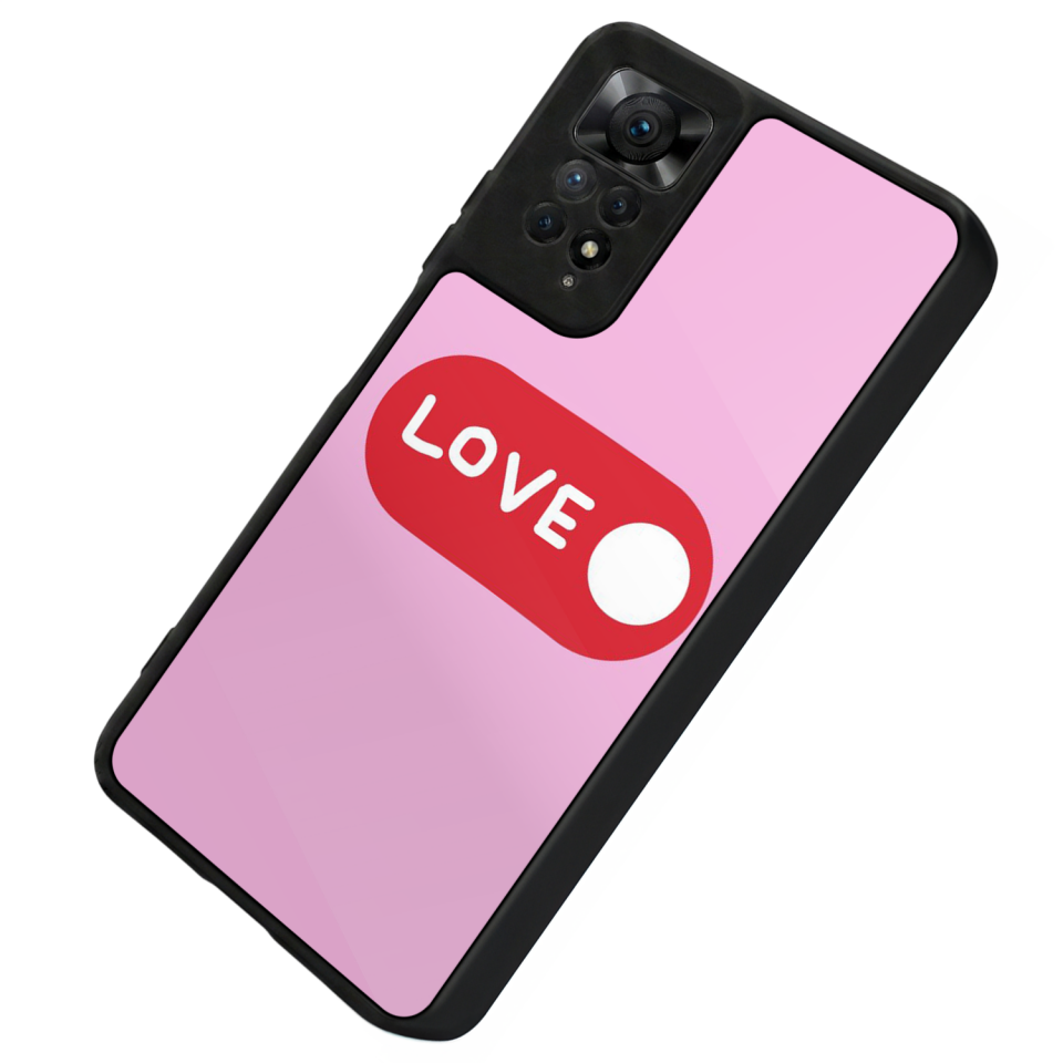 Xiaomi Redmi Note 11 Pro Uyumlu Kalp Love Tasarımlı Glossy Premium Kılıf