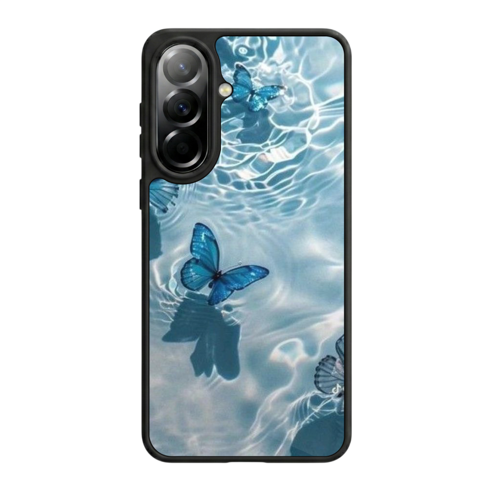 Samsung Galaxy A57 Uyumlu Kelebek Tasarımlı Glossy Premium Kılıf