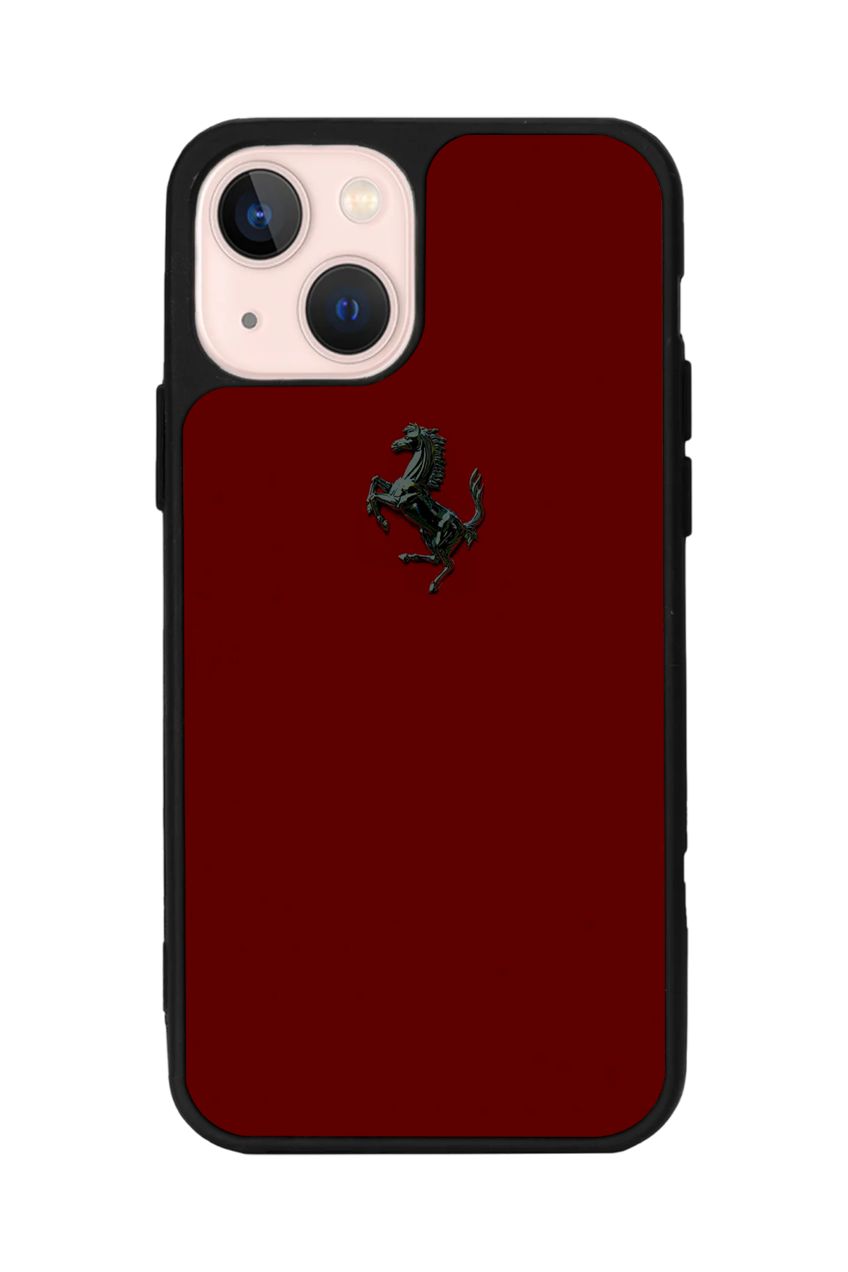 iPhone 13/14 Uyumlu Kirmizi Tasarımlı Glossy Premium Kılıf