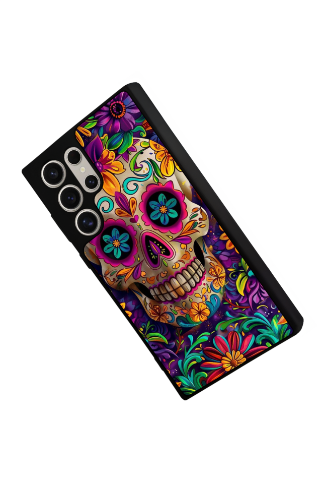 Samsung Galaxy S24 Ultra Uyumlu KuruKafa Tasarımlı Glossy Premium Kılıf