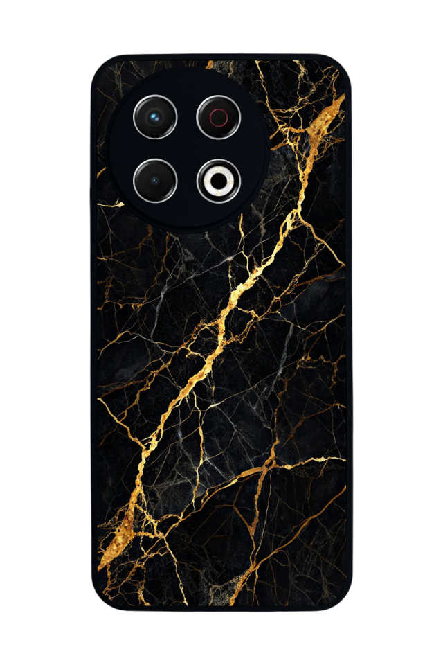 Tecno Spark 30 Pro Uyumlu Mermer Marble Tasarımlı Glossy Premium Kılıf