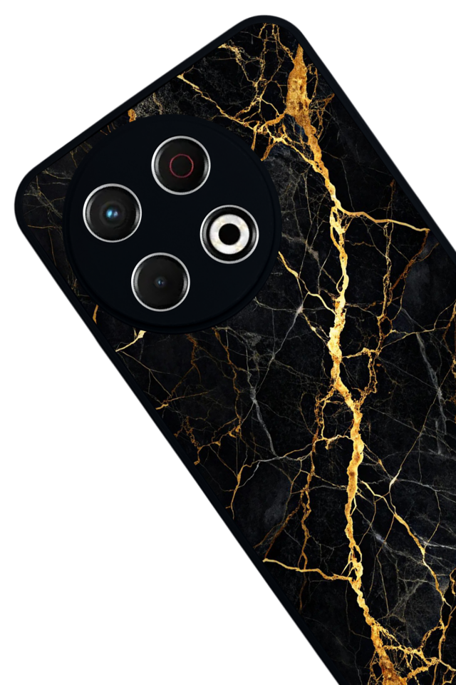 Tecno Spark 30 Pro Uyumlu Mermer Marble Tasarımlı Glossy Premium Kılıf