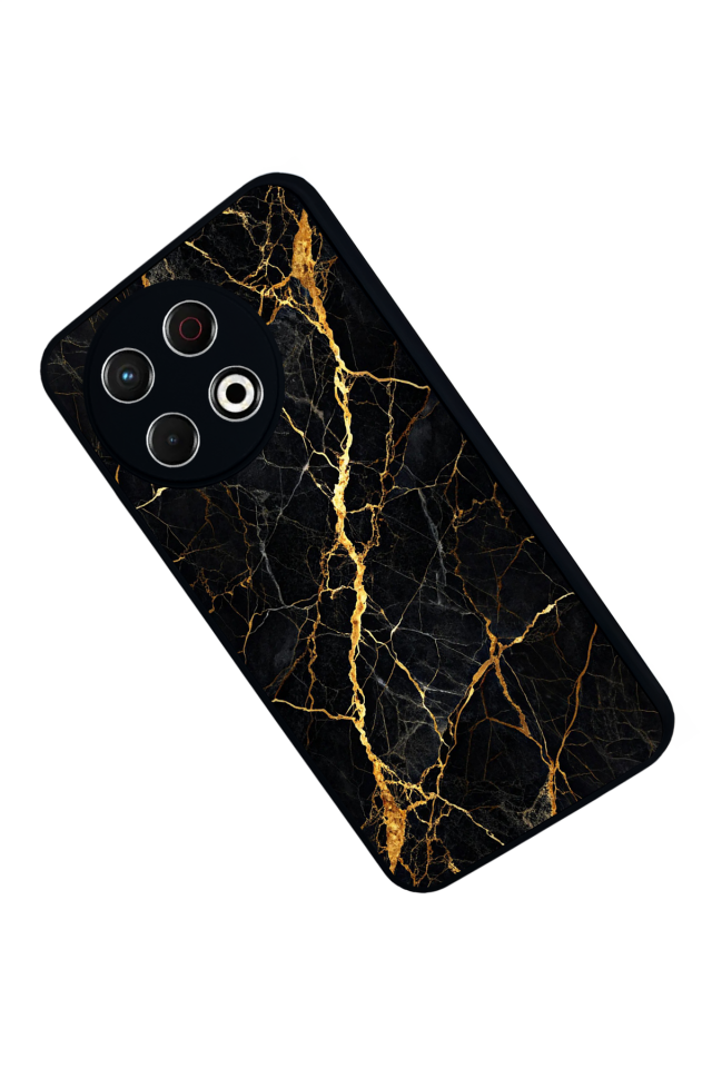 Tecno Spark 30 Pro Uyumlu Mermer Marble Tasarımlı Glossy Premium Kılıf