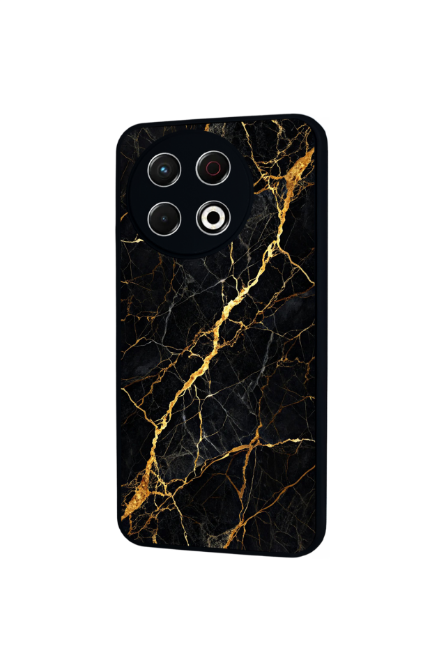 Tecno Spark 30 Pro Uyumlu Mermer Marble Tasarımlı Glossy Premium Kılıf