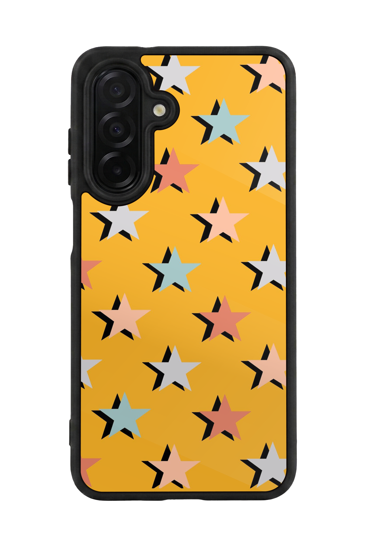 Samsung Galaxy A36 Uyumlu Retro Yildizlar Tasarımlı Glossy Premium Kılıf