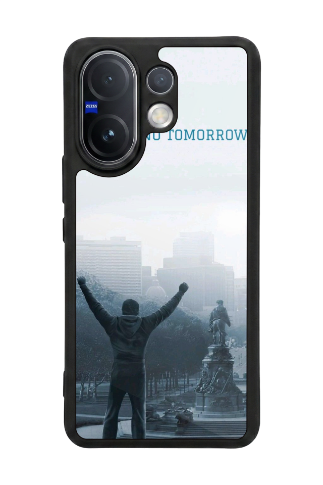 Vivo V60 Uyumlu Rocky Tasarımlı Glossy Premium Kılıf
