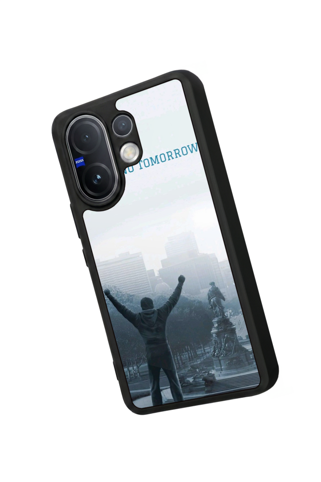 Vivo V60 Uyumlu Rocky Tasarımlı Glossy Premium Kılıf
