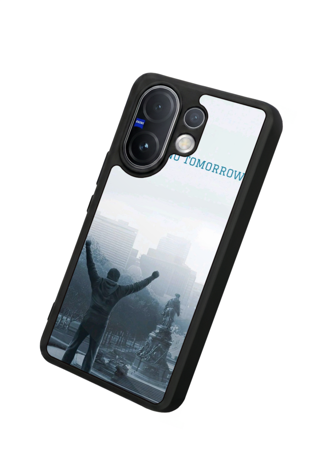 Vivo V60 Uyumlu Rocky Tasarımlı Glossy Premium Kılıf