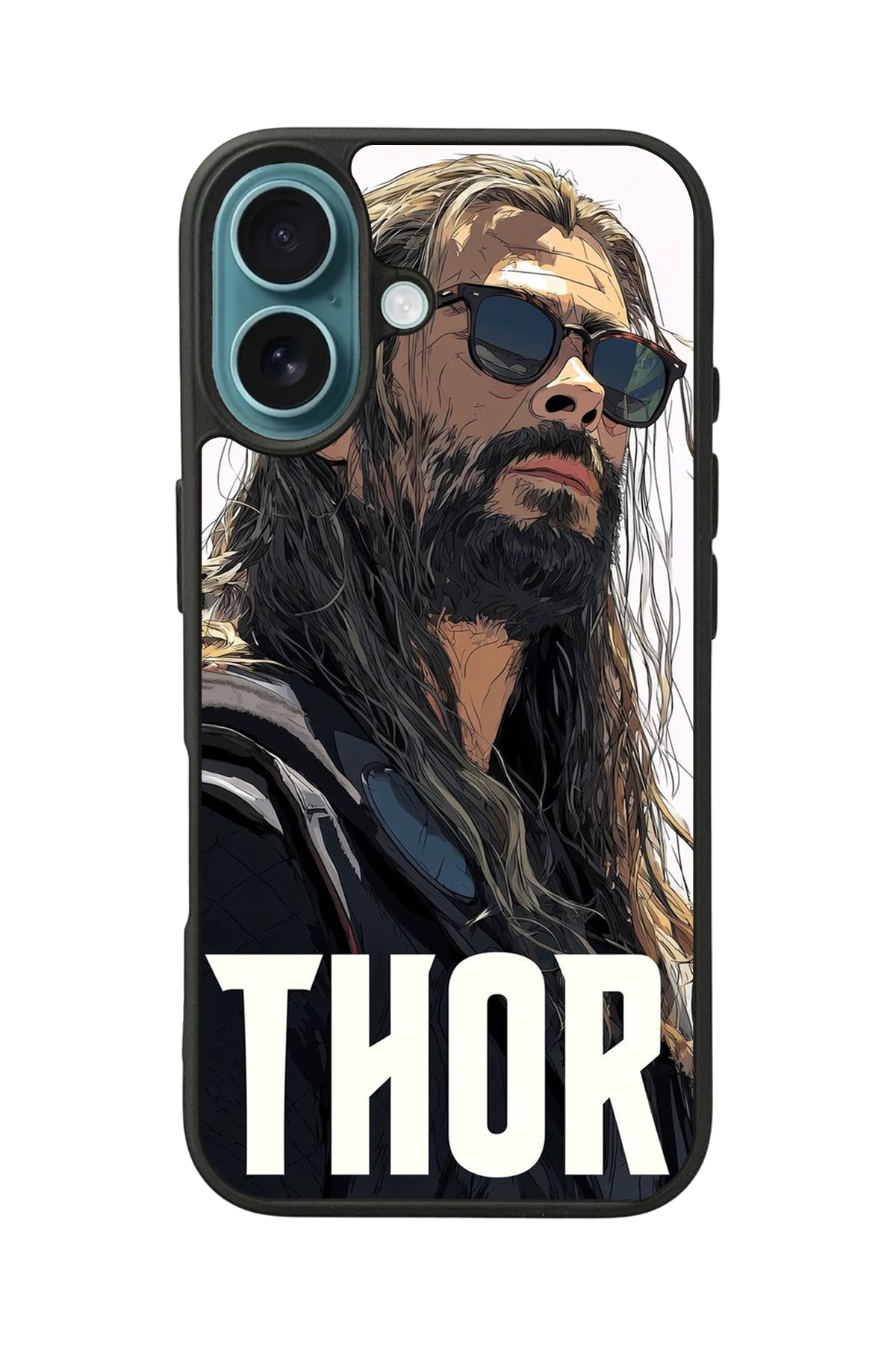 iPhone 16 Uyumlu Thor Tasarımlı Glossy Premium Kılıf