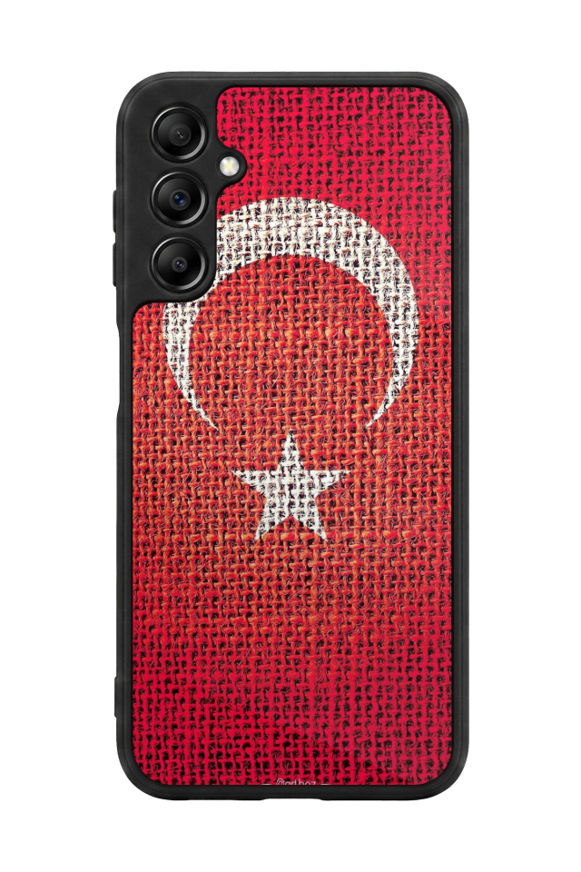 Samsung Galaxy A14 Uyumlu Türk Bayragi Tasarımlı Glossy Premium Kılıf