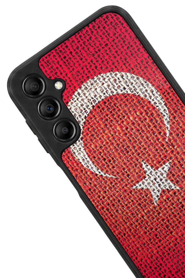 Samsung Galaxy A14 Uyumlu Türk Bayragi Tasarımlı Glossy Premium Kılıf