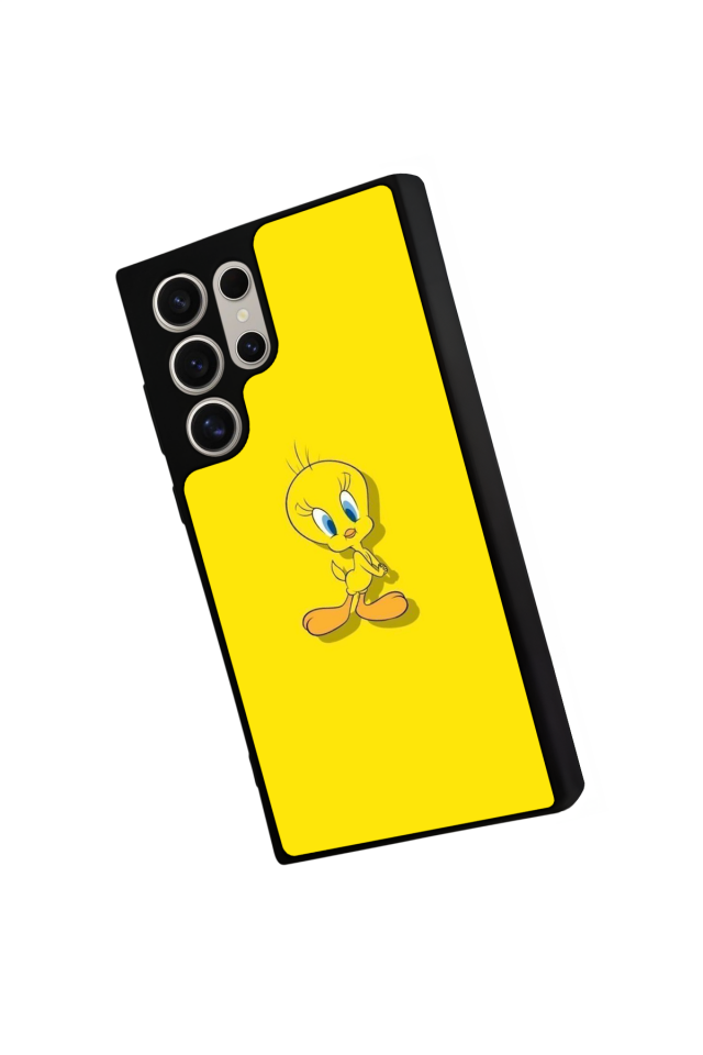 Samsung Galaxy S23 Ultra Uyumlu Tweety Tasarımlı Glossy Premium Kılıf