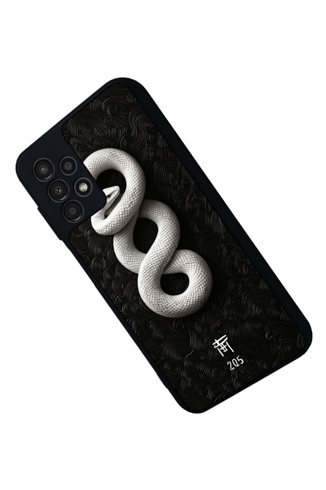 Samsung Galaxy A23 Uyumlu Yılan Tasarımlı Glossy Premium Kılıf