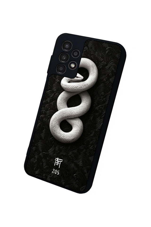 Samsung Galaxy A23 Uyumlu Yılan Tasarımlı Glossy Premium Kılıf