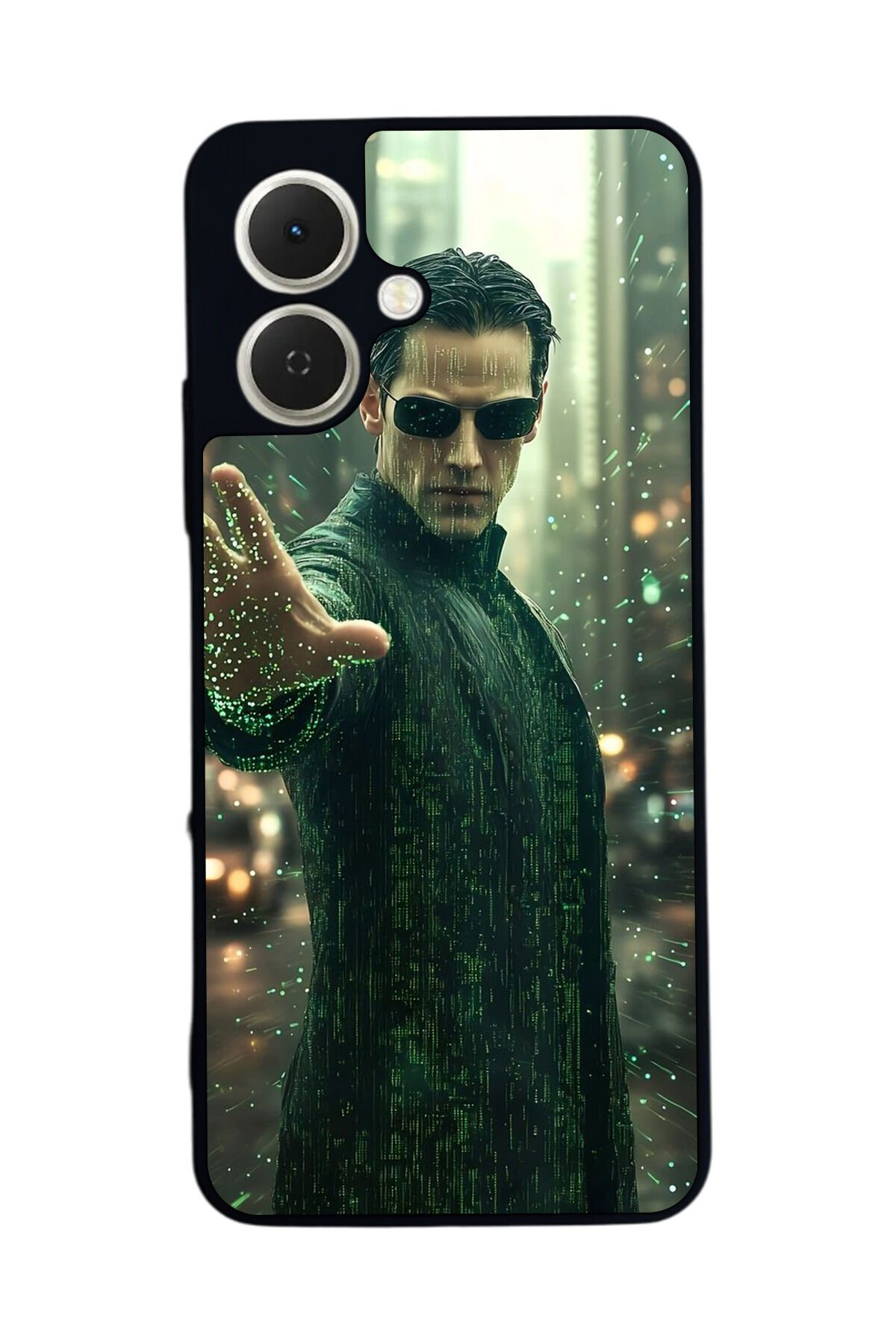 Tecno Spark GO 2 Uyumlu Matrix Tecno Spark GO 2 Tasarımlı Glossy Premium Kılıf