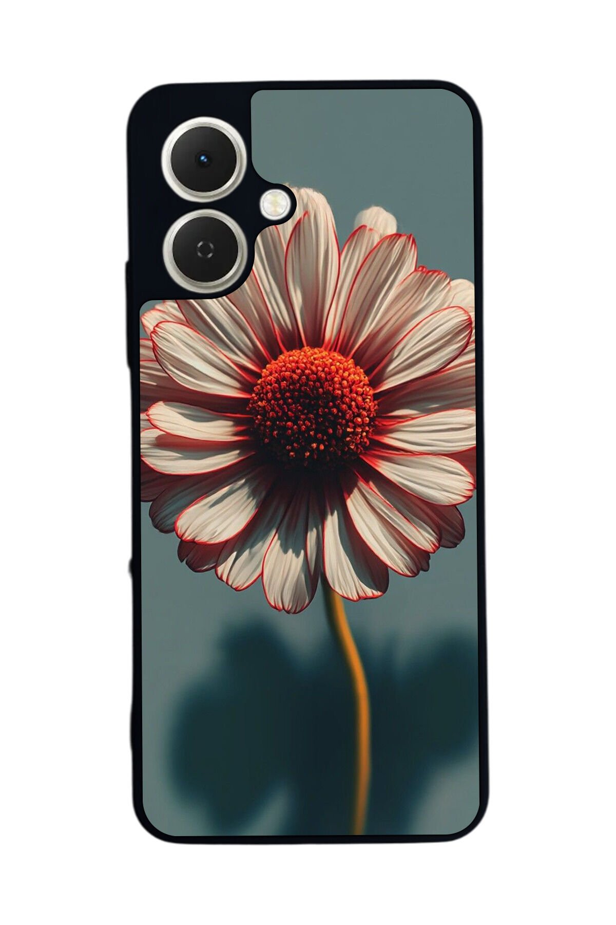 Tecno Spark GO 2 Uyumlu Cicek Tasarımlı Glossy Premium Kılıf