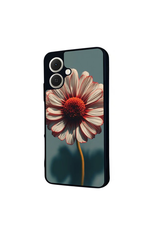 Tecno Spark GO 2 Uyumlu Cicek Tasarımlı Glossy Premium Kılıf