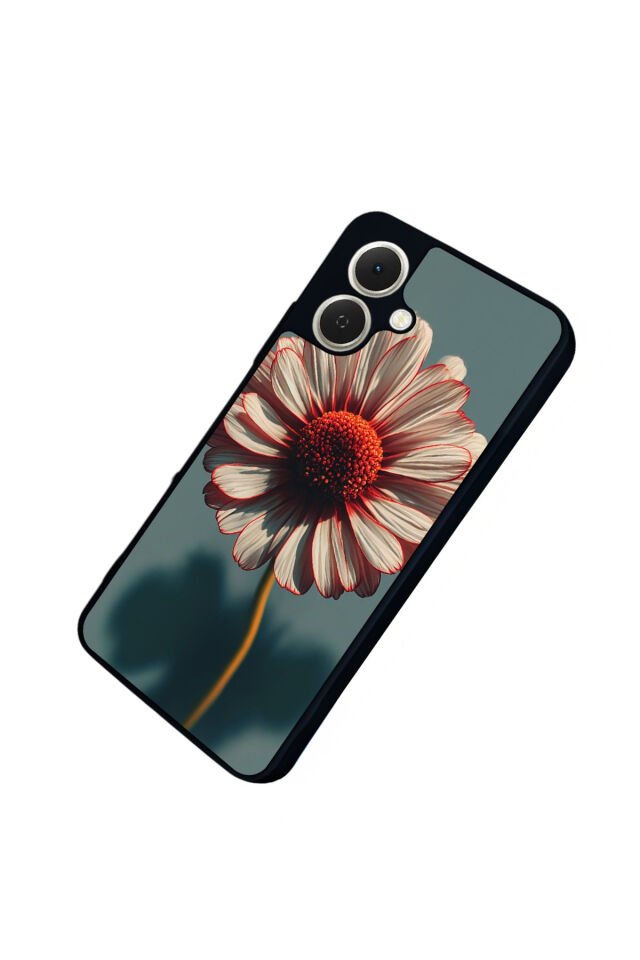 Tecno Spark GO 2 Uyumlu Cicek Tasarımlı Glossy Premium Kılıf