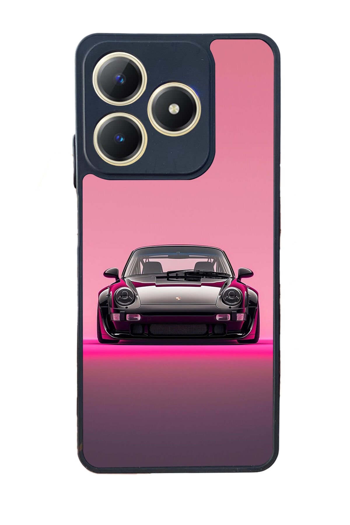 Realme C63 Mat Uyumlu Siyah Kılıf – Yumuşak Silikon, Koruyucu, Şok Emici Kapak
