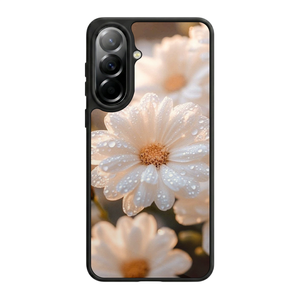Samsung Galaxy A37 Uyumlu Cicek Tasarımlı Glossy Premium Kılıf