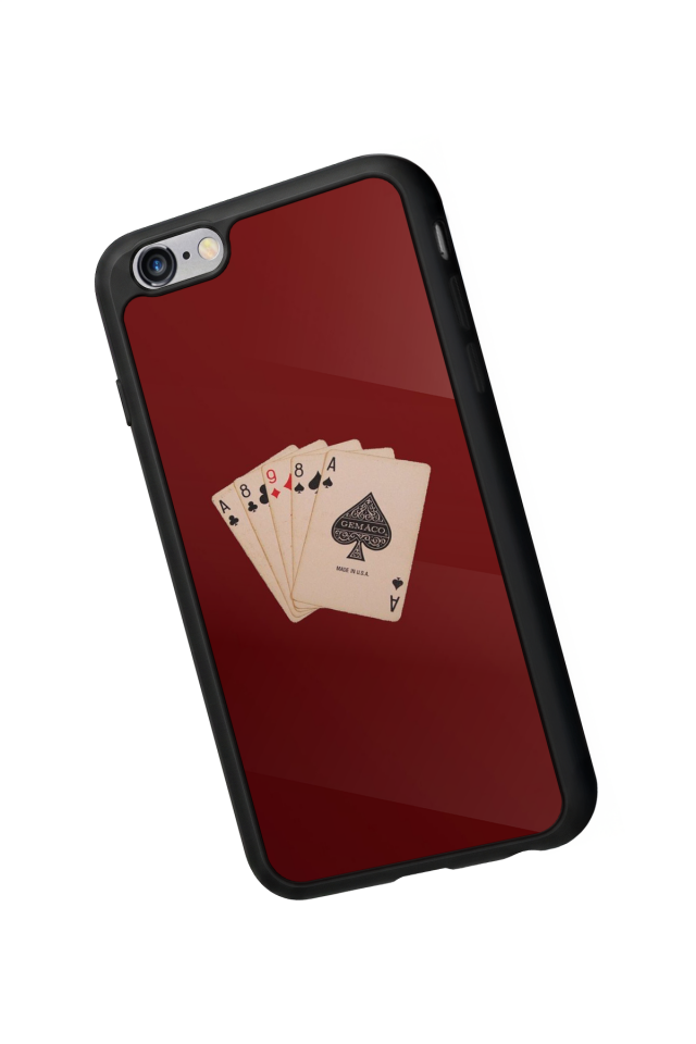 iPhone 6 Plus Uyumlu Kart Tasarımlı Glossy Premium Kılıf