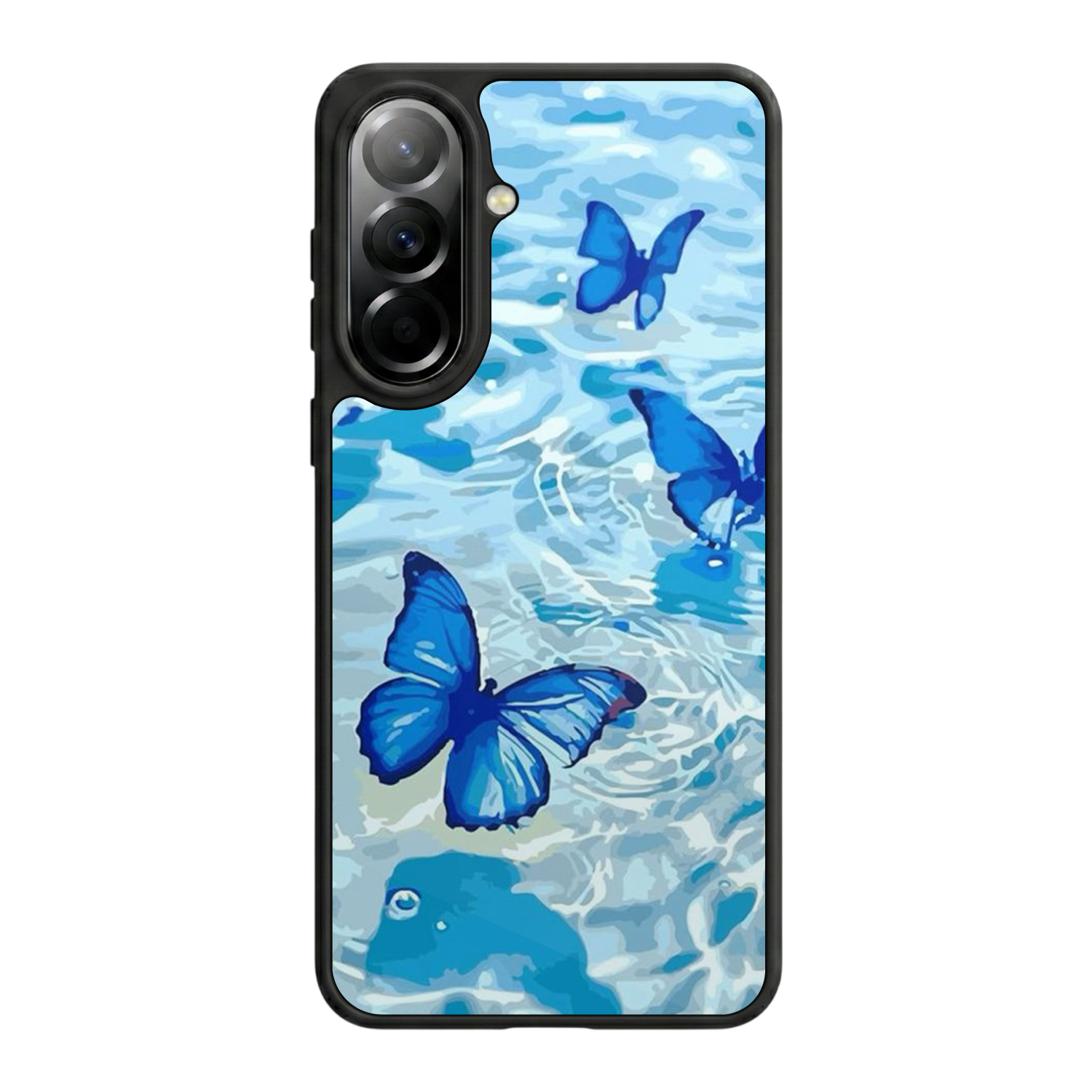 Samsung Galaxy A57 Uyumlu Kelebek Tasarımlı Glossy Premium Kılıf
