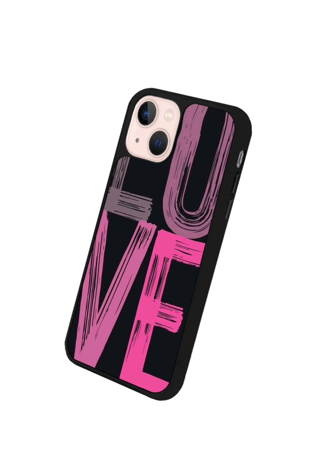 iPhone 15 Uyumlu Love Tasarımlı Glossy Premium Kılıf