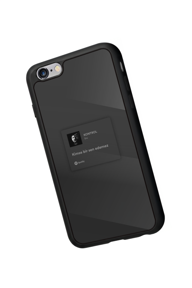 iPhone 6s Plus Uyumlu Sarki Sozleri Tasarımlı Glossy Premium Kılıf