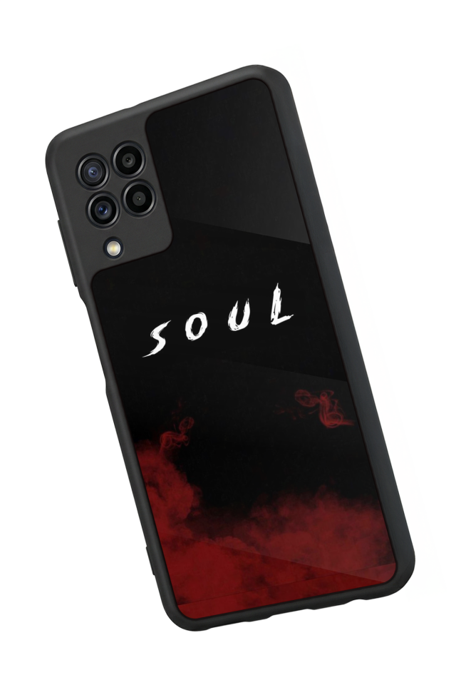 Samsung Galaxy M32 Uyumlu SOUL Tasarımlı Glossy Premium Kılıf