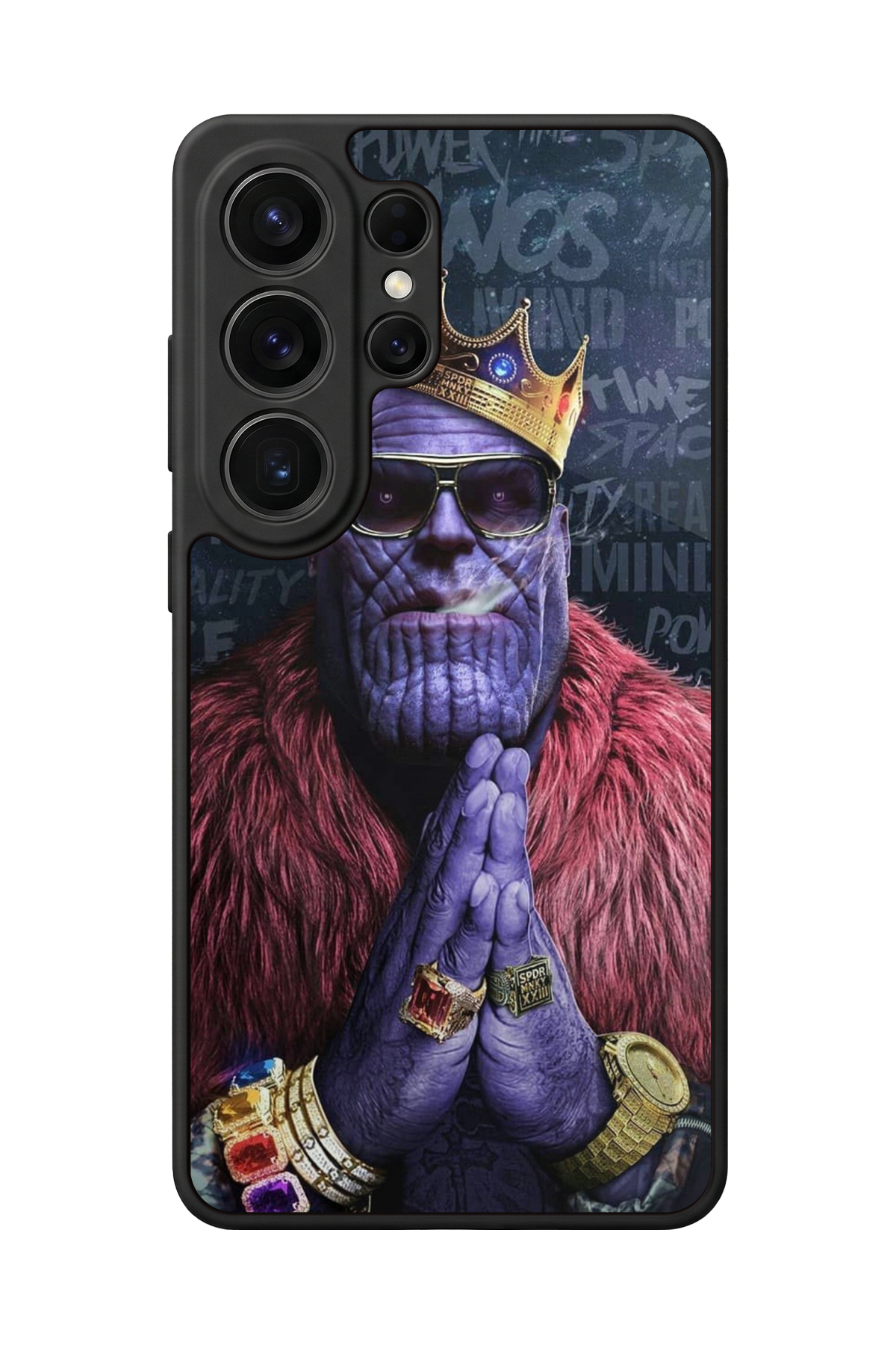 Samsung Galaxy S26 Ultra Uyumlu Thanos Tasarımlı Glossy Premium Kılıf