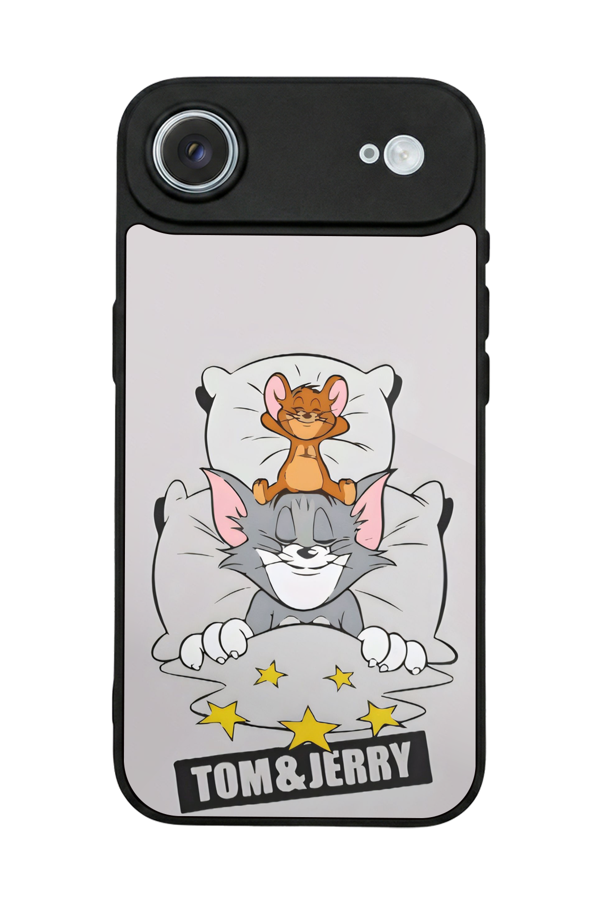 iPhone 17 Air Uyumlu Tom And Jerry Tasarımlı Glossy Premium Kılıf